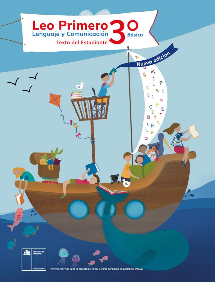 Leo Primero 3° Básico, Texto del estudiante Tomo 1. Edición 2025