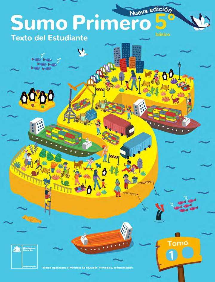 Sumo Primero 5° Básico, Texto del Estudiante Tomo 1. Edición 2024