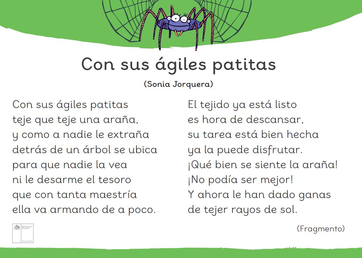 Con sus ágiles patitas