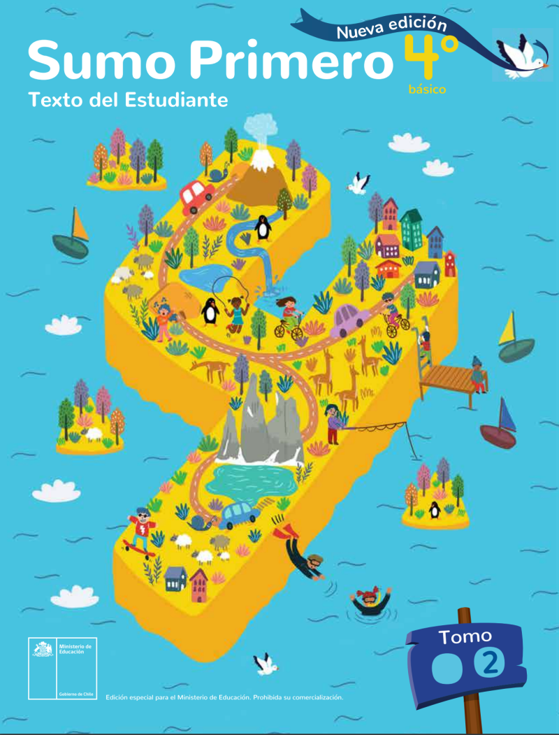 Sumo Primero 4° Básico, Texto del Estudiante Tomo 2. Edición 2025